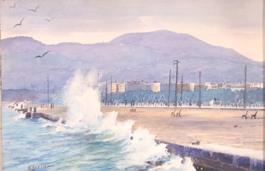 Mare in tempesta a La Spezia